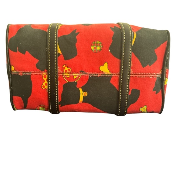 Vintage Dooney and Bourke Scottie Dog Satchel Handbag - Picture 4 of 11